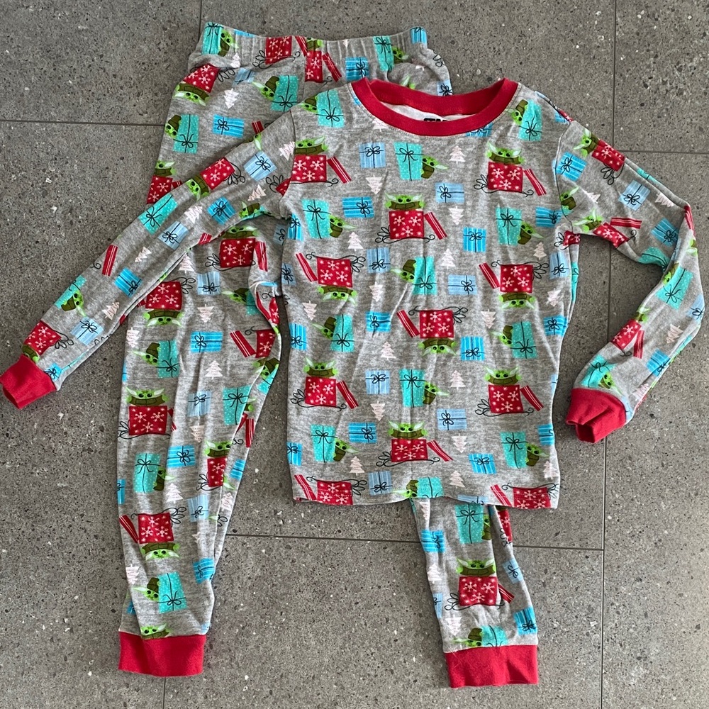 Baby Yoda holiday PJs